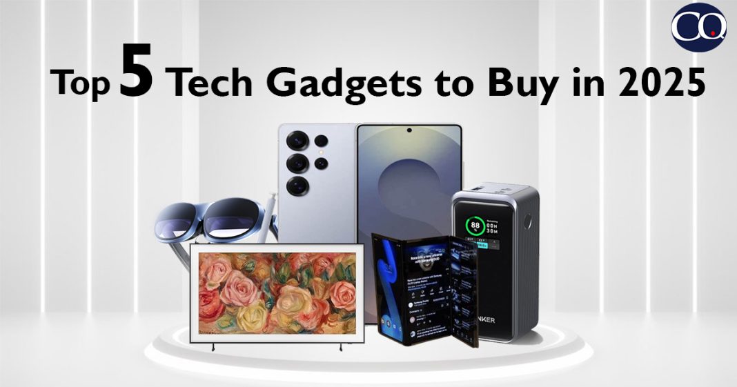 Top tech gadgets to buy in 2025