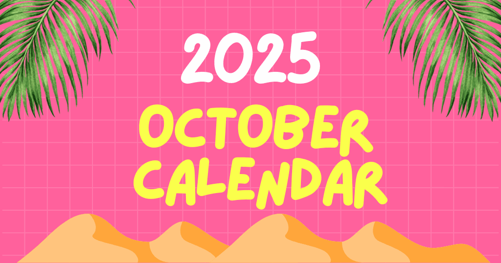 October Calendar 2025