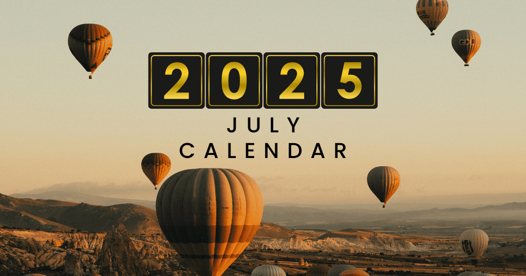 july Calendar 2025