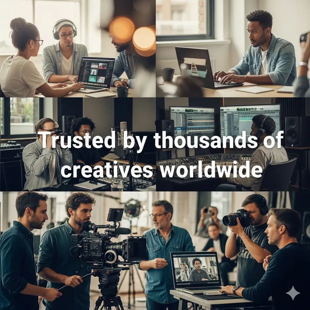 Trusted by thousands of creatives worldwide