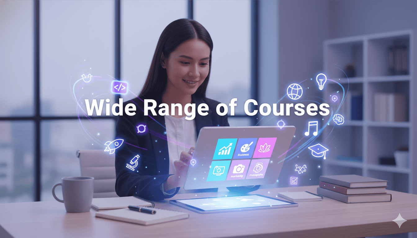 Wide Range of Courses