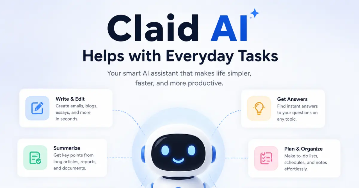 Claid ai helps with everyday tasks