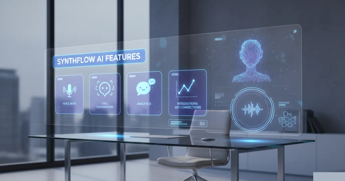 synthflow ai features