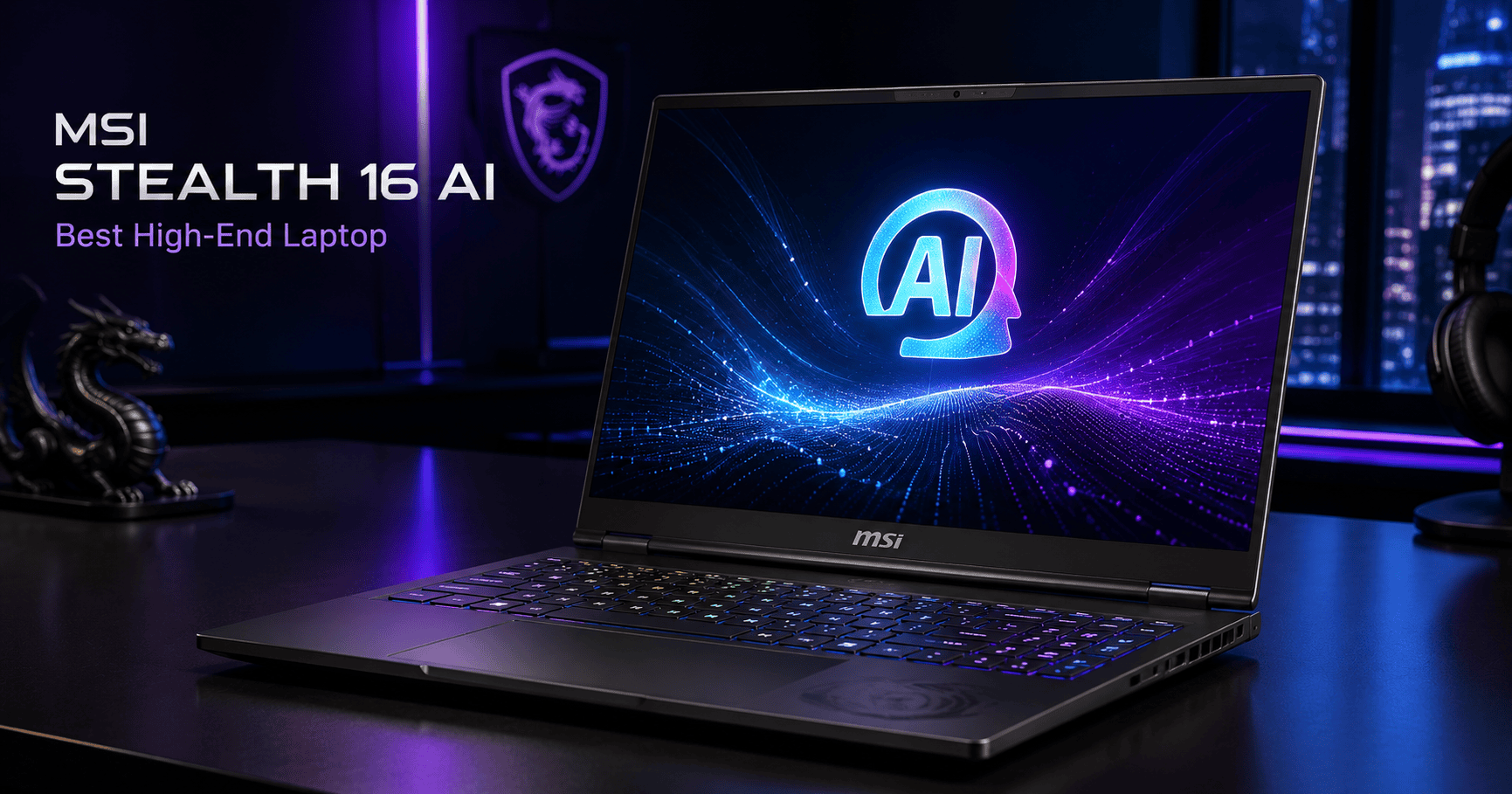 MSI Stealth 16 AI – Best High-End Laptop