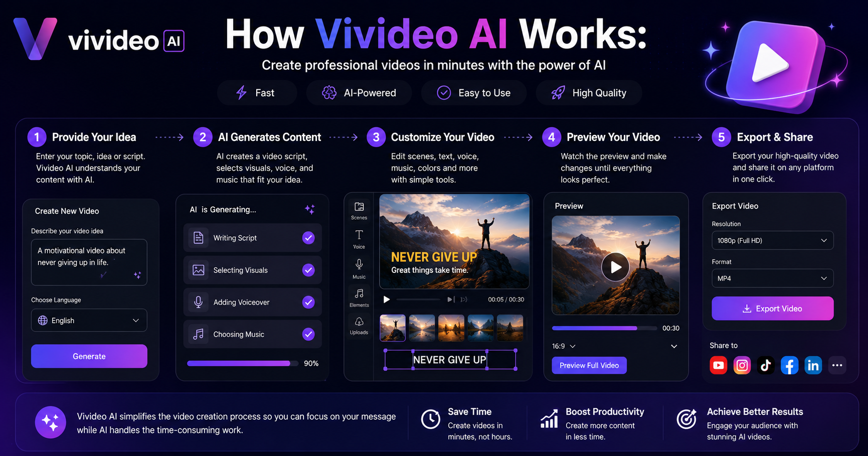 How Vivideo AI Works